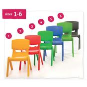 Kite Classroom Chair 39cm All Colours