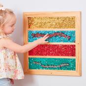 Mark Making Sequin Stripe Board