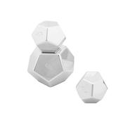 Marvellous Metallics Silver Boulder Blocks 3pk