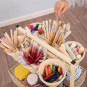 Mini Metal Craft Trolley