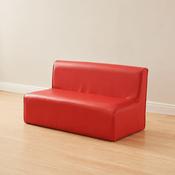 Modular Kids Sofa 2-Seat Chair (Red)