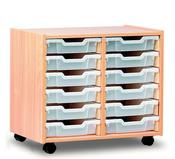 Monarch 12  Shallow Tray Unit(6R, 6Bl)