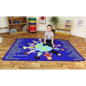 Multicultural Welcome Floor Mat