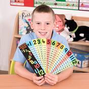 Multiplication Tables Fan 10pk