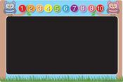 Outdoor Chalkboard - Counting Owl (W1000mm)