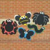 Outdoor Mark Making Chalkboards 5pk Minibeasts