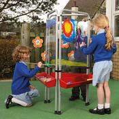 Outdoor Multi Panel Easy Clean Easel 3 Sided