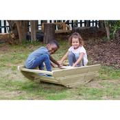 Outdoor Rocking Boat And Steps