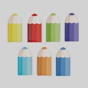 Pencil Padded Wall Art