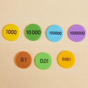 Place Value Counters Multibuy 1125pk + 1750pk
