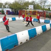 Playground Barriers and Dividers Blue 21pk