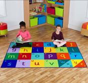 Rainbow Alphabet Carpet image