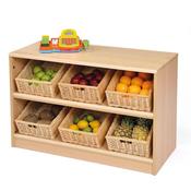 Room Scene Tilted Tray Tidy Willow Baskets