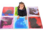 Set of 6 Liquid Floor Tiles