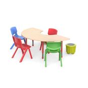 Adjustable Horseshoe Table - All Heights &amp; Colours image