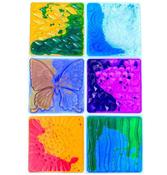 Soft Textured Tiles – Set of 6