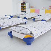 Stackable Beds Bedding - grey