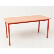 Steel  Rectangular School Table 53cm for Preschool/Infants - All Colours
