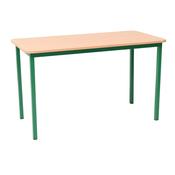 Steel Rectangular School Table for 5th and 6th Class - Green 71cm