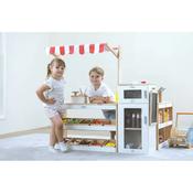 Supermaket shelving,fridge &amp; cash desk set