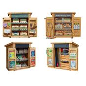 Toddler Sheds Set of 4