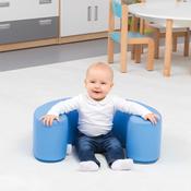 U-shaped backrest blue