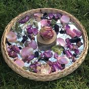 Wicker Mirror Circle