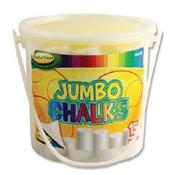 Woc Bucket 15 Jumbo Sidewalk Chalk-White