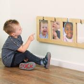 Wooden Faces Wall