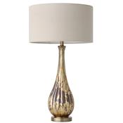 Santiago Glass Table Lamp and Shade image
