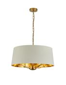 The Drayton Fabric Drum Pendant