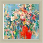 Orange Ginger Pot Framed Art