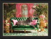Tropical Lounging Zebra image