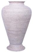 Large Rattan Egypt Flower Pot - Natural White Wash image