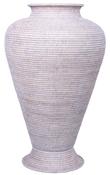Large Rattan Egypt Flower Pot - Natural White Wash image