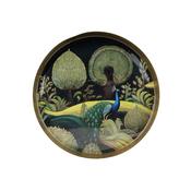 Bukhara Round Metal Tray