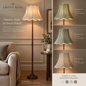 Ballina Wood Floorstand (Shade Sold Separately)