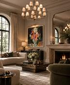 The Grand Killeen Gold Leaf Chandelier