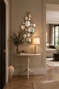 The Galaxy Gold Circles Mirror