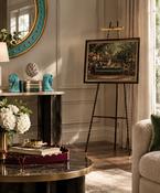 The Adare Antique Gold Beaded Display Easel