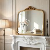 Over Mantle Mirror - Gold image