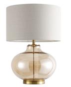 Rene Cognac Glass Table Lamp image