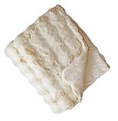 Raffles Natural Faux Fur Throw