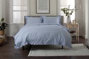 Gingham Frilled Duvet Set - Fog image