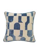 Chill Pill Blue &amp; White Cushion