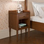 Will Teak 1 Drawer Bedside Table image