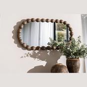 Bobbin Greywash Oval Mirror