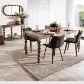 Bobbin Greywash Dining Table