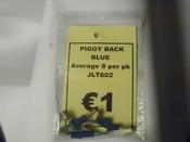 Piggy Back Blue Pack of 8