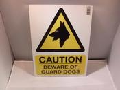 Beware of the Dog Sign image